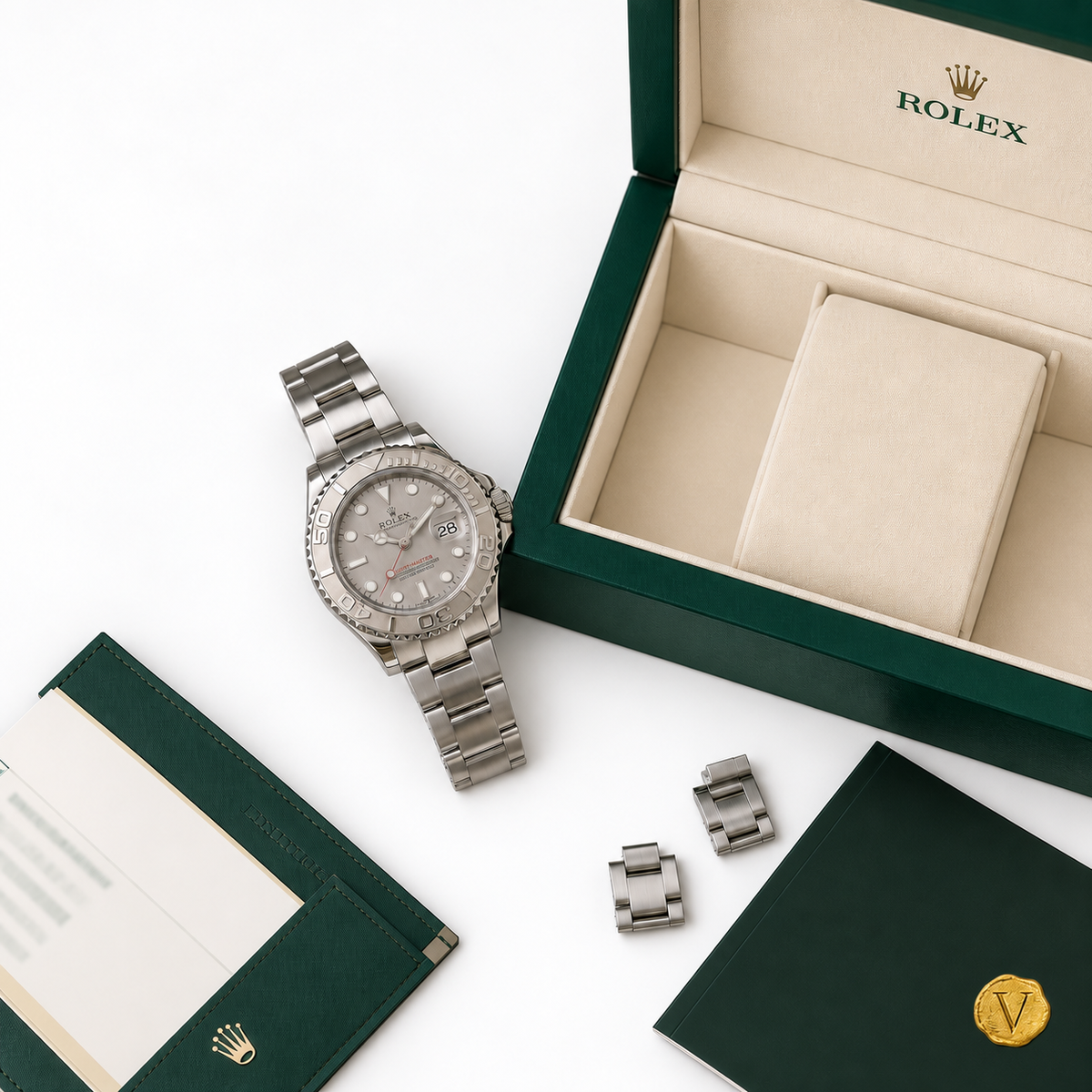 Rolex Yacht-Master 16622 archive illustration, presentation set