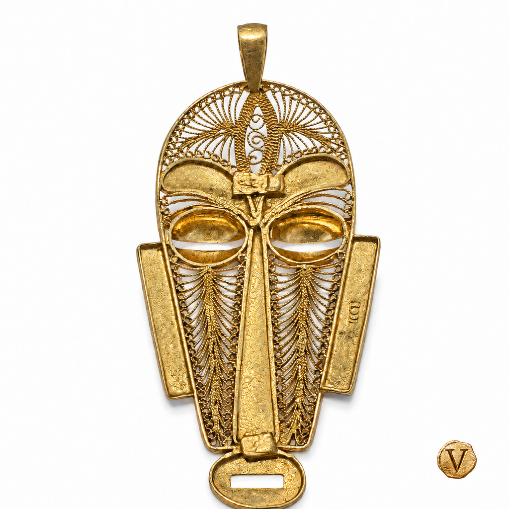 Le Masque d’Or — reverse and gold hallmark