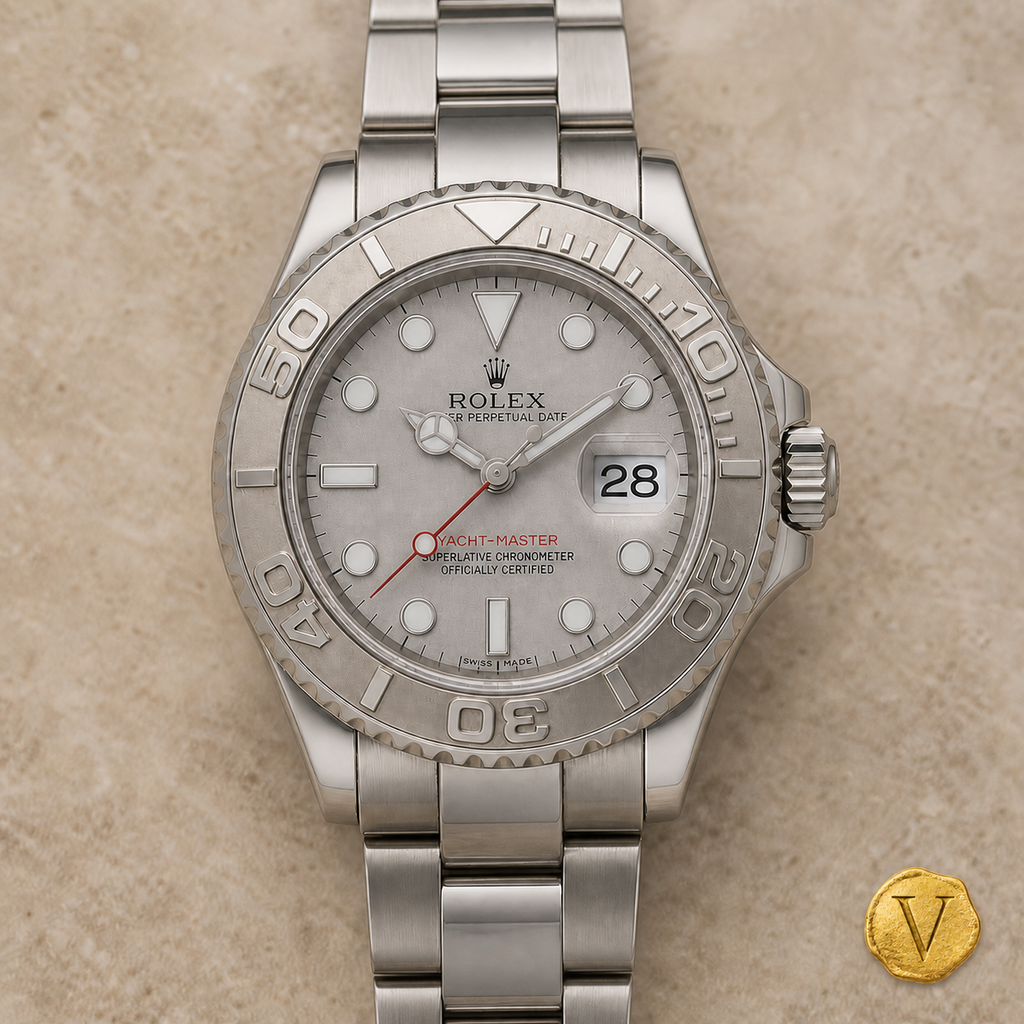 Rolex Yacht-Master 16622 illustrative dial image with Victoire seal